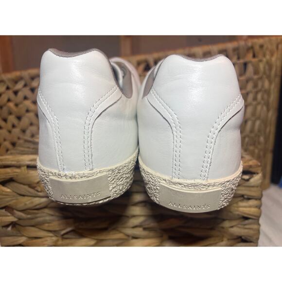 AllSaints - Jaimee Low Top Leather Trainers -  EU 44 / US 12 - Picture 5 of 6